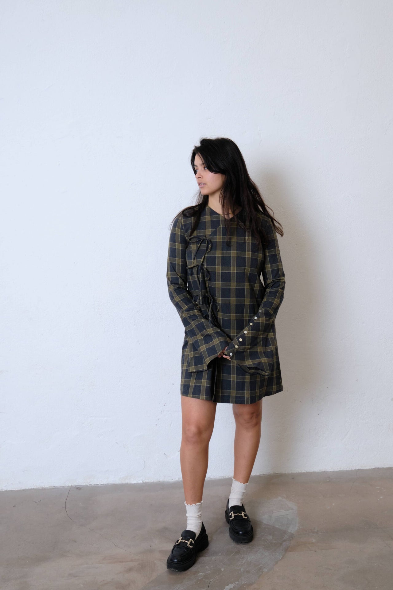 Tartan Bow&Tell Dress