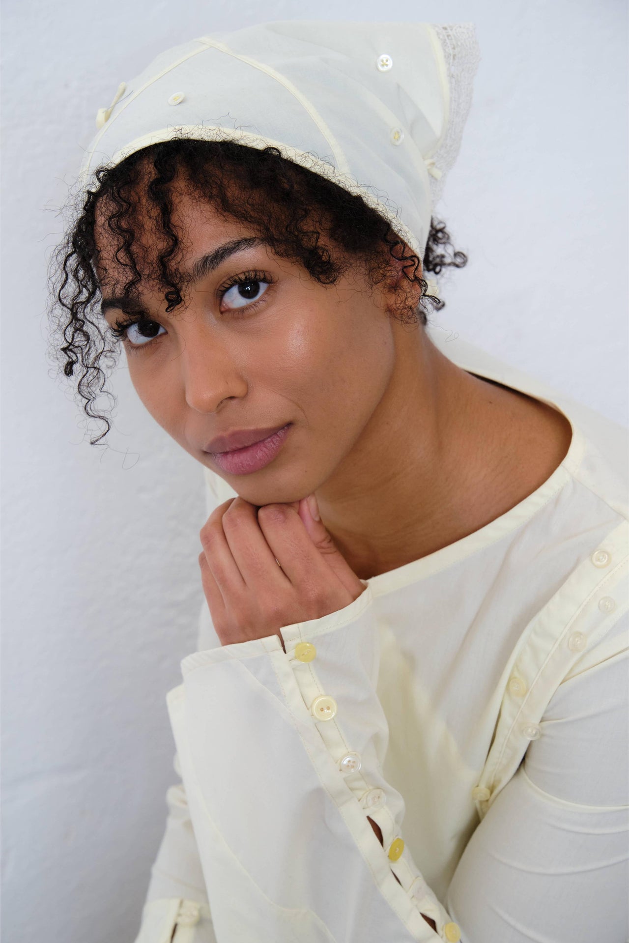 Upcycled Butter Yellow Bandana